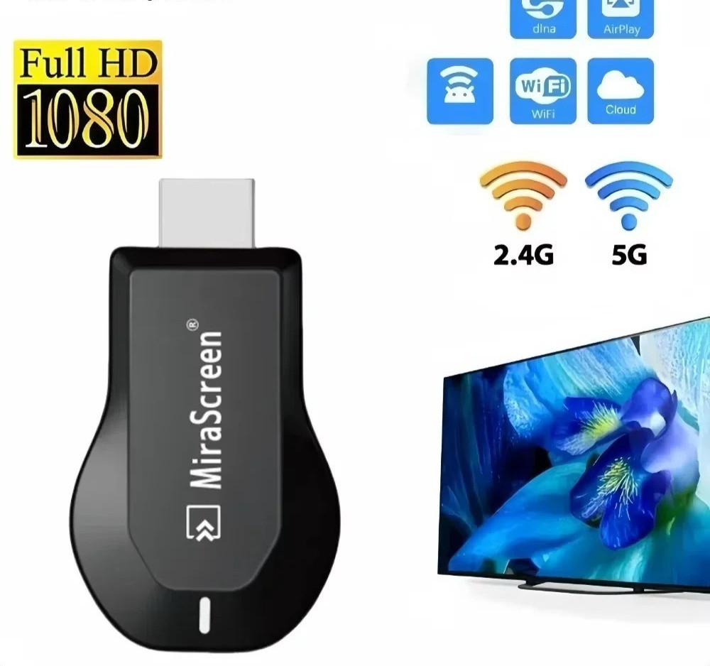 4K WiFi HDMI Anycast Miracast Airplay TV Wireless Display DLNA Dongle Adapter