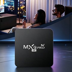 MXQ Pro 4K Android 14 Quad Core Smart TV Box 4GB RAM 32GB Storage Wifi