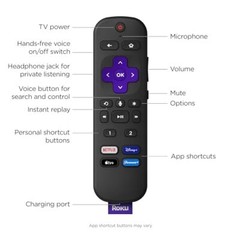Roku Ultra | The Ultimate Streaming Device 4K/HDR/Dolby Vision/Atmos, Rechargeab