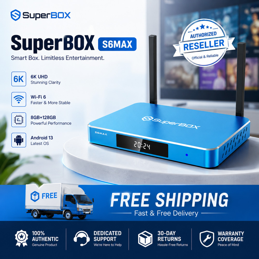 SuperBox S6 Max TV BOX Speech Control Quality Guarantee 100%