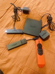 Lot Amazon Fire TV and Sticks 1st Gen (2017) 8GB 1080p HDMI Box w/ Voice Remote