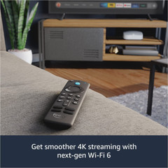 Fire TV Stick 4K Max Streaming Device, Wi-Fi 6, Alexa Voice Remote (Includes TV