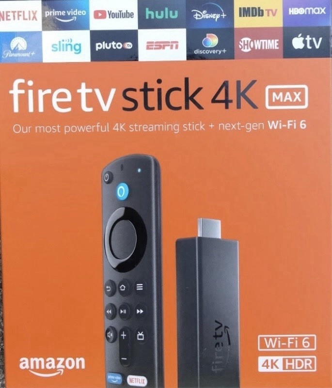 NEW Amazon Fire TV Stick 4K Max 2nd Gen 16GB, Wi-Fi 6 Model w/ Alexa Remote