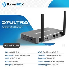 New Upgraded 2026 Superbox S7 Ultra + Mini Keyboard. 6K HDTV Box. Free Shipping