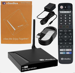 vSeeBox V6 Pro Smart TV Box Voice Remote VSee Box