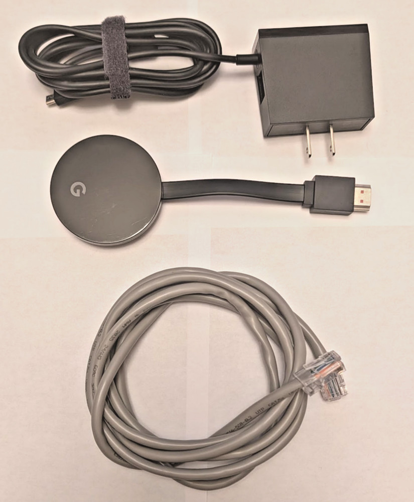 Google Chromecast ULTRA 4K HDR HDMI Wi-Fi Ethernet Media Streamer NC2-6A5-D
