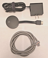 Google Chromecast ULTRA 4K HDR HDMI Wi-Fi Ethernet Media Streamer NC2-6A5-D