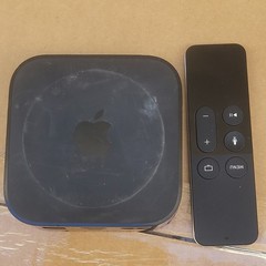Apple TV Streaming Box w/ Siri Remote, HDMI Output, Ethernet Connectivity, Black