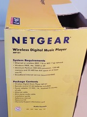 NetGear MP101 Wireless Digital Music Player. Media Streamer for MP3 WMA WAV. new