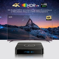 X98 Plus 11.0 Box Amlogic S905W2 UHD 4K Media Player 2.4G/ UZTV