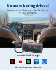 Ultra Magic AI Box: 3-in-1 Video Adapter for CarPlay/Android Auto Streaming