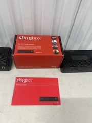 Sling Media Slingbo M1 Digital HD Media Streamer Lot Of 2 Power tested Read!