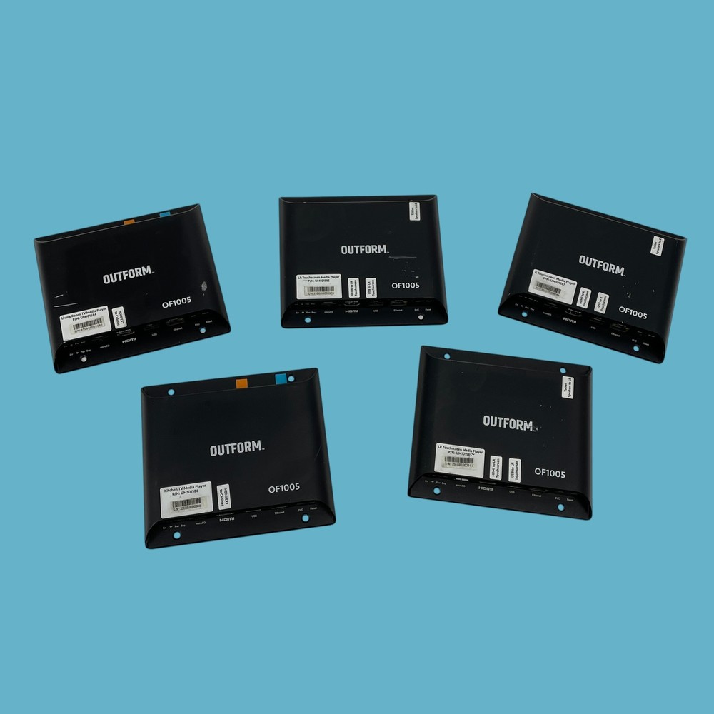 LOT OF 10 Outform Model OF1005 Digital Sign Computer Solid State Black #L9098