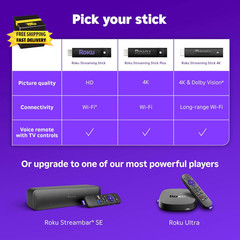 Streaming Stick plus 2025 – 4K & HDR Streaming Device for TV with Voice Remote