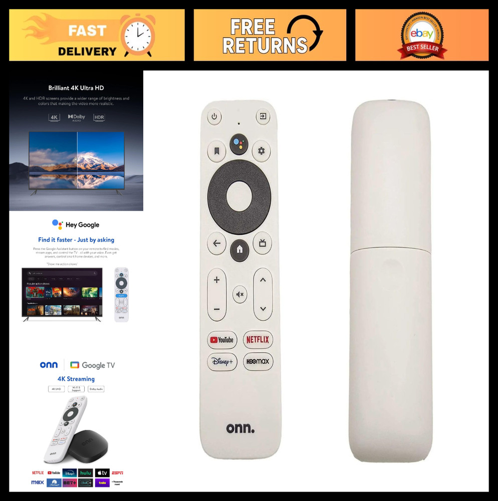 4K Streaming Device with Google TV, 8GB Storage, Voice Remote, Ultra HD HDMI Med