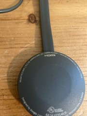 Google Chromecast 1080p NC2-6A5 2nd Gen HD Media Streamer + USB Power Cord