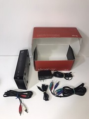 Sling Media Slingbox M1 Digital Media Streamer Cables Power Cord Box Manual WORK