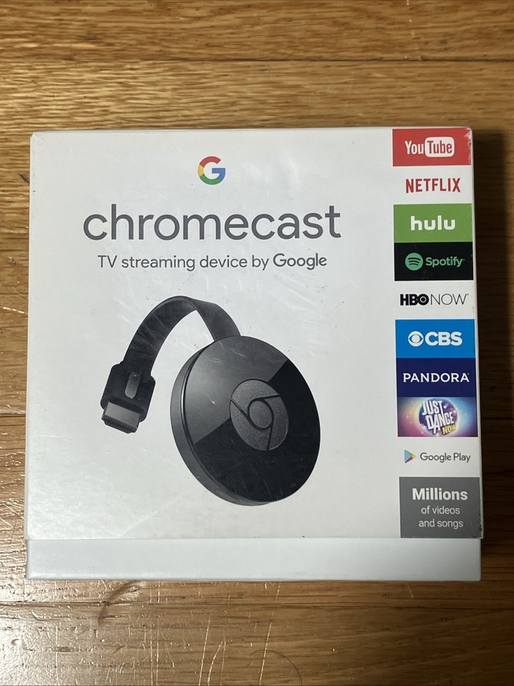 Google Chromecast (2nd Generation) HD Media Streamer – Black