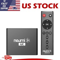 NEUMI Atom 4K Ultra-HD Digital Media Player, USB Drives, SD Cards HDMI Analog AV
