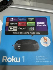 Roku 1 (3rd Generation) Media Streamer 2710RW VUDU Edition – Black