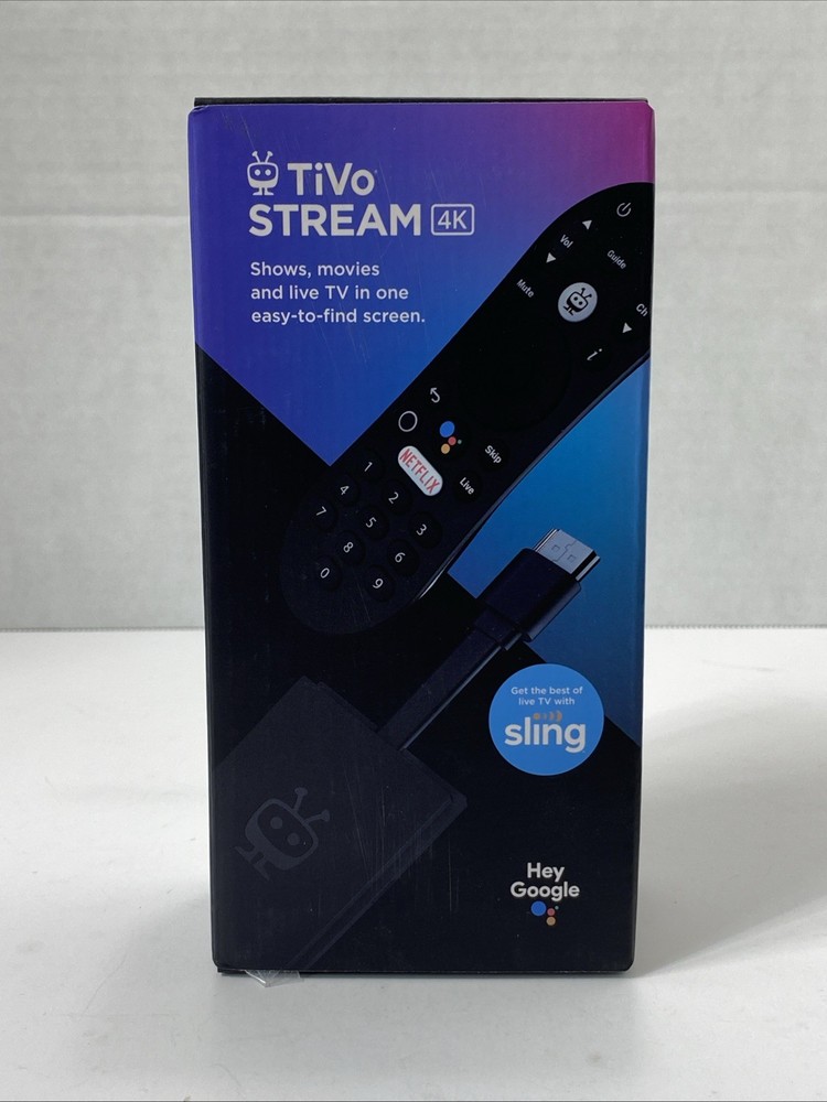 TiVo STREAM 4K Every Streaming App And Live TV On One Screen UHD NEW NIB