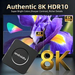 Q10 Smart TV Box Android 14 8K HDR10+ 8GB 128GB Dual WiFi BT5.0 Media Player