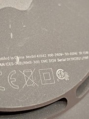 Apple TV model A1842 With remote and Wall Plug