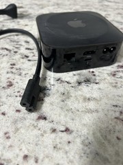 Apple TV Media Streaming Box Black HDMI Output Ethernet Port