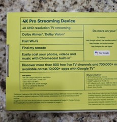 onn. Google TV 4K Pro with (BACKLIT REMOTE) Dolby Vision ATMOS NEW