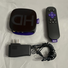 Roku HD Streaming Media Player Box 720p Wi‑Fi HDMI Remote Power Adapter 2500X