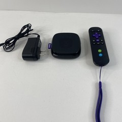 Roku 3 (3rd Generation) Media Streamer 4200X W/ Remote & Power Supply Tested