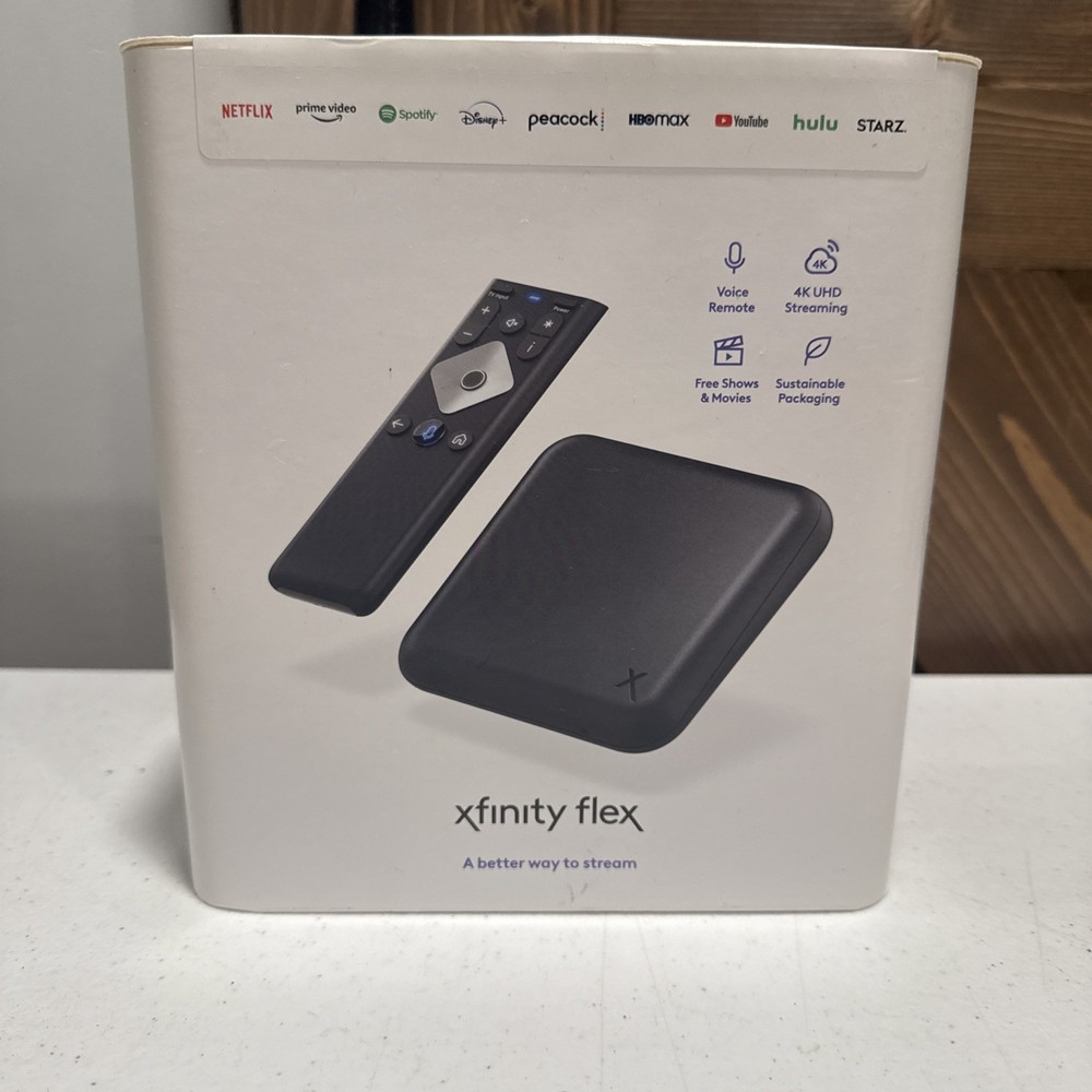 XFINITY Flex 4K UHD Streaming TV Box Voice Remote New in Box Never Opened