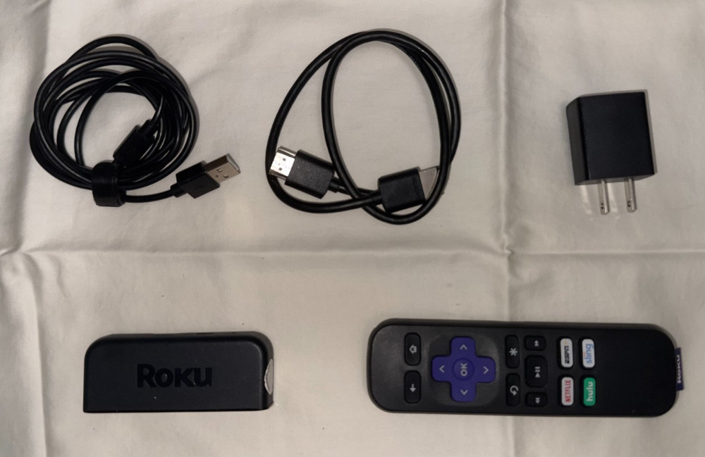 Roku Premiere HD, 4K, HDR Streaming Player + Remote and Power & HDMI Cords