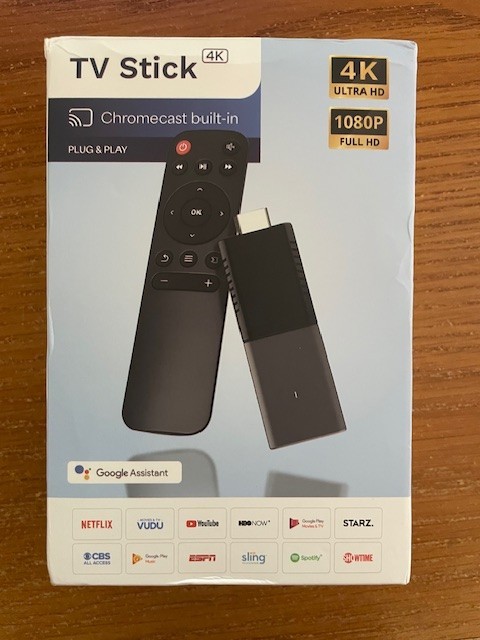 TV stick 4k Android 14.1 8G+128G WIFI:2.4G/5G Chromecast built-in