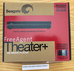 VINTAGE SEAGATE FREE AGENT THEATER+ STCEA201-RK *TESTED SEE DETAILS* LISTING A