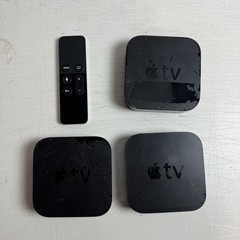 Lot of 3 Apple TV 4K (A1469 A1427 A1378) 2nd & 3rd Generation Remote A1513