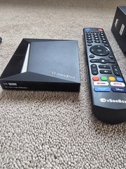 vSeeBox V5 Pro Android TV Box 32GB 8K HDR 4K Dolby Atmos HDMI Black