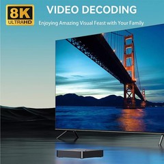 1PC Smart TV Box Android 13.0 WIFI 6 RK3528 Quad Core 8K UHD Media Stream PlayMy