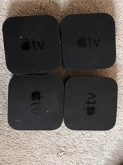 LOT OF 4 A2169 APPLE TV 4K MEDIA PLAYER STREAMER NO POWER AS IS PARTS REPAIR