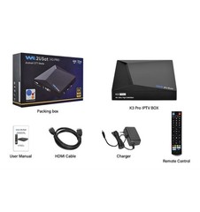 We2USat K3 PRO Android Smart TV Box – Streaming and Cable TV.