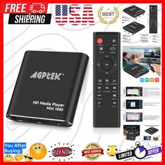 HDMI Media Player, Black Mini 1080p Full-HD Ultra HDMI Digital Media Player f…