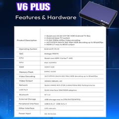 Vseebox V6 Plus Android Streaming Box – Authorized, Fast Same-Day