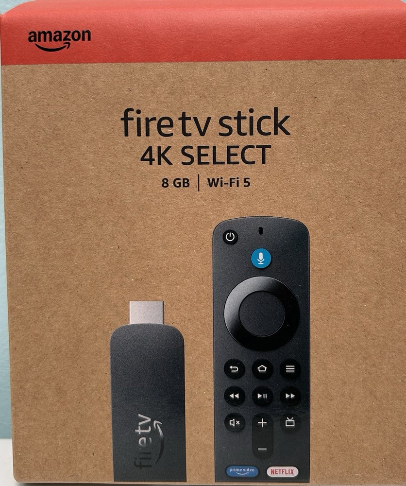 Amazon Fire TV Stick 4K Select (newest model), start streaming in 4K, AI-powered
