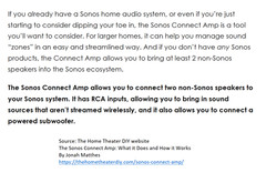Multi-Room Home Audio Bundle: 2x Sonos Connect + Sonos Bridge AND cords!