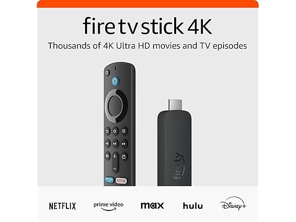 NEW Amazon Fire TV Stick 4K Ultra HD 2nd Gen Wi-Fi 6 Alexa Voice Remote 3rd Gen
