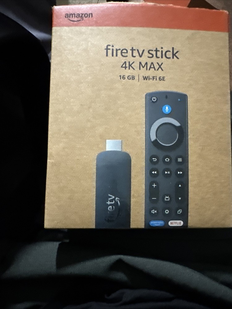 AMAZON FIRE TV Stick 4K MAX, Wi-Fi 6E, 2.0 GHz, 16GB/ALEXA Voice Remote Enhanced