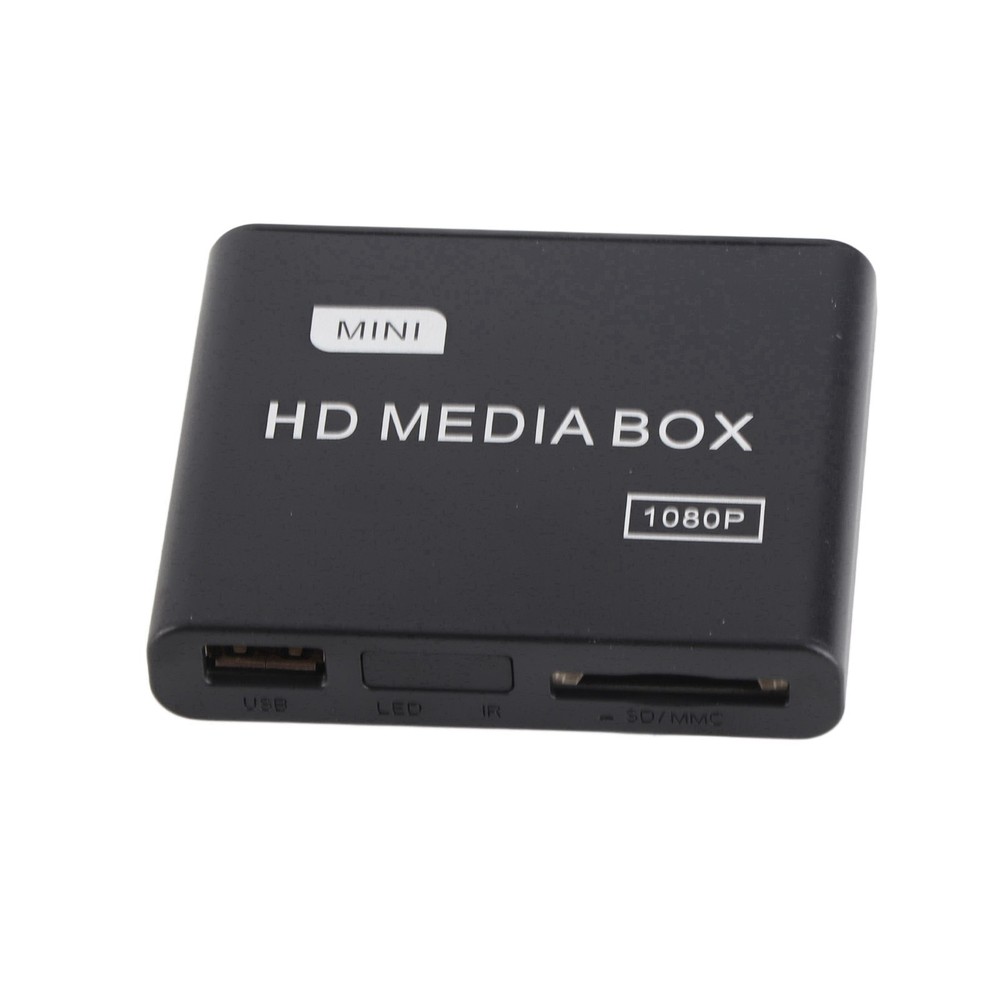 1080P Mini Box Media Player High Compatibility Support USB RMVB AVI For Home Ent