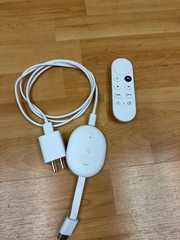 Google 4K Chromecast with Google TV GA01919-US – Snow