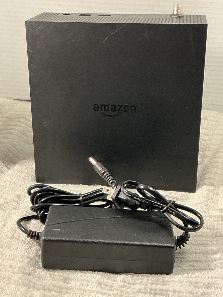 Amazon Fire TV Recast OX91KA 500GB OTA DVR 2-Tuner w/ Power Adapter Tested Works