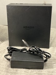 Amazon Fire TV Recast OX91KA 500GB OTA DVR 2-Tuner w/ Power Adapter Tested Works